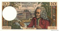 10 Francs VOLTAIRE FRANCE  1963 F.62.04 SPL+