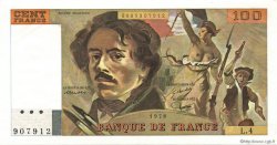 100 Francs DELACROIX modifié FRANCIA  1978 F.69.01c