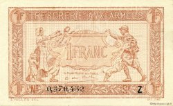 1 Franc TRÉSORERIE AUX ARMÉES 1919 FRANCE  1919 VF.04.13 NEUF