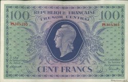 100 Francs MARIANNE FRANKREICH  1943 VF.06.01g