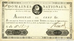 100 Livres FRANCE  1791 Ass.15a SUP