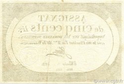 500 Livres FRANCE  1794 Ass.47a pr.SUP