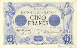 5 Francs NOIR FRANCE  1872 F.01.02 SUP