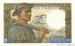 10 Francs MINEUR FRANCE  1949 F.08.22 pr.NEUF