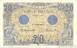 20 Francs BLEU FRANCE  1906 F.10.01 TTB+