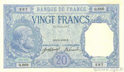 20 Francs BAYARD FRANCE  1916 F.11.01