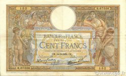100 Francs LUC OLIVIER MERSON type modifié FRANCE  1939 F.25.49 TTB+