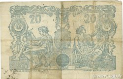 20 Francs Faux ALGÉRIE  1898 P.015x TTB