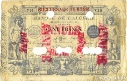 100 Francs ALGÉRIE  1877 P.027 B+
