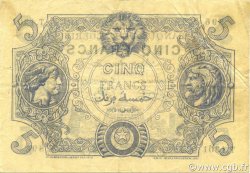 5 Francs ALGÉRIE  1917 P.071b TTB