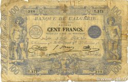 100 Francs ALGÉRIE  1919 P.074 B