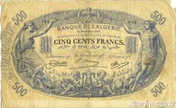 500 Francs ALGERIEN  1918 P.075b