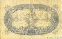 500 Francs ALGERIA  1924 P.075b F+