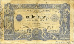 1000 Francs ALGERIA  1918 P.076b