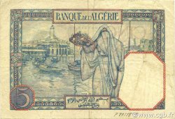 5 Francs ALGÉRIE  1928 P.077a TTB