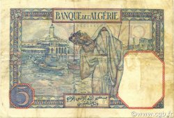 5 Francs ALGÉRIE  1933 P.077a TTB