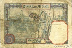 5 Francs ALGÉRIE  1940 P.077a TB+