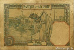 5 Francs ALGERIA  1941 P.077b F