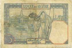 5 Francs ALGERIA  1941 P.077b B