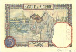 5 Francs Spécimen ALGÉRIE  1926 P.077s pr.NEUF