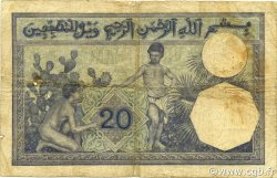20 Francs ALGÉRIE  1915 P.078a TB