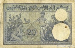 20 Francs ALGÉRIE  1938 P.078c TB