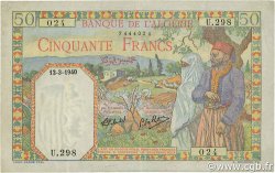 50 Francs ALGÉRIE  1940 P.084