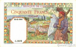 50 Francs ALGÉRIE  1941 P.084 SPL