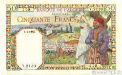 50 Francs ALGÉRIE  1945 P.084 SUP+