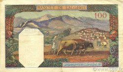 100 Francs ALGERIEN  1940 P.085a fVZ