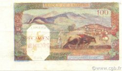 100 Francs Spécimen ALGÉRIE  1938 P.085s SUP