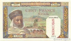 100 Francs ALGÉRIE  1938 P.085s NEUF