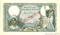 5000 Francs ALGÉRIE  1942 P.090s pr.NEUF