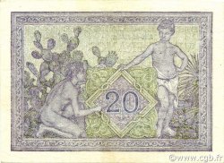 20 Francs ALGERIA  1943 P.092a AU