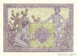 20 Francs ALGÉRIE  1945 P.092b SUP+