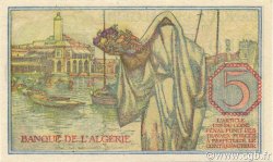 5 Francs ALGERIA  1944 P.094a AU+