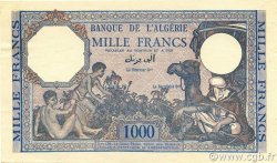 1000 Francs Essai ALGÉRIE  1943 P.-- NEUF