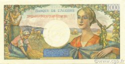 1000 Francs réserve ALGÉRIE  1945 P.096 SUP