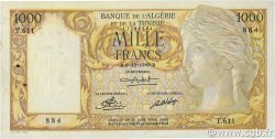 1000 Francs ALGÉRIE  1950 P.107a SUP