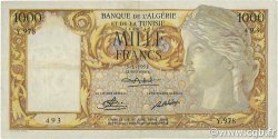 1000 Francs ALGÉRIE  1951 P.107a TTB+
