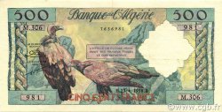 500 Francs ALGÉRIE  1958 P.117 pr.SUP