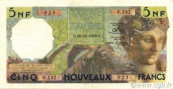 5 Nouveaux Francs ALGÉRIE  1959 P.118a pr.SUP