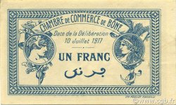 1 Franc ALGÉRIE Bône 1917 JP.138.05 SUP
