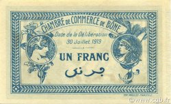 1 Franc ALGÉRIE Bône 1919 JP.138.09 NEUF