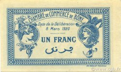 1 Franc ALGÉRIE Bône 1920 JP.138.13 NEUF