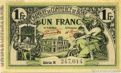 1 Franc ALGÉRIE Bône 1921 JP.138.19 SUP+