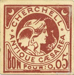 5 Centimes ALGÉRIE Cherchell 1916 JPCV.01 SUP