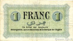 1 Franc ALGÉRIE Constantine 1915 JP.140.02 TTB