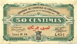 50 Centimes ALGÉRIE Constantine 1917 JP.140.12 SUP+