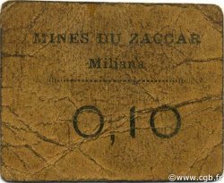 10 Centimes ALGERIA Miliana 1916 JPCV.- VG